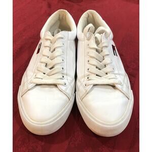 Tommy Hilfiger Flint 3 White Classic Style Sneakers Size 7.5M